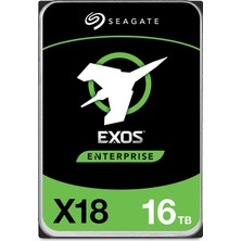 Seagate Exos X18, 16 Tb, Kurumsal Dahili Sabit Disk, Sata, Cmr 3.5", Hiper Ölçek Sata 6 Gb/s, 7200 R