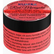 Kuatra Red Marigold Doğal Içerikli Nemlendirici - Antioksidan Işıltı Veren Balm (Ruj - Allık - Göz F