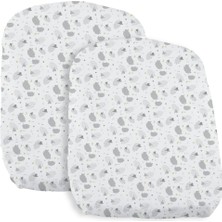 Chicco Çarşaf Crib Set Iki Parça Baby Hug Grey Sheep