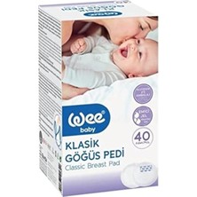 Wee Baby 40'lı Klasik Yapışkanlı Göğüs Pedi