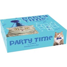 M-Pets Party Tıme Erkek Kediler Için Doğum Günü Seti