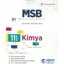 Eğitim Vadisi Yayınları Eğitim Vadisi 11. Sınıf Kimya Modüler Soru Bankası
