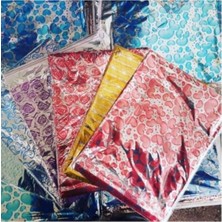 New Global 10 Adet 20X25 cm Metalize Bantlı Hediye Poşeti Metalize Hediye Paketi Poşeti Jelatin