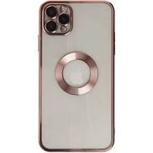 Apple iPhone 11 Pro Kılıf Slot Silikon - Rose Gold