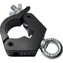 Voras 50mm Çap Boru Kelepçesi - Kelebek topuz ve mapalı