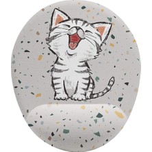 İyi Fikirler Iyi Fikirler Minik Kedi Bilek Destekli Mouse Pad