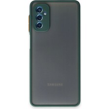 Trend Kapında Samsung Galaxy M52 5g Kılıf Montreal Silikon Kapak - Yeşil