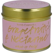 Bomb Cosmetics Grapefruit & Nectarine Teneke Mum 1 Paket (1 x 1 Adet)