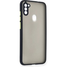 Trend Kapında Samsung Galaxy A11 Kılıf Montreal Silikon Kapak - Lacivert