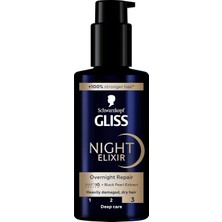 Gliss Night Onarıcı Gece Bakım Serumu, 100ML