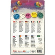 Rasyonel Sino Bln-10  5'li Tek Kartela 12" Balon  Karışık Renk