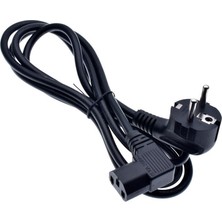New Global Power Güç Kablosu 3x0.75 L Tipi 90 Derece Power Güç Kablo 2m