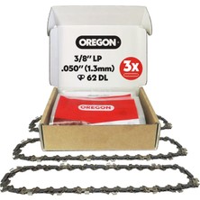 Oregon E72X3 Testere Zinciri, 3'lü Paket, Gri