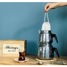 Yofu Yoga And Food Yıkanabilir Kumaş Çay Kesesi - Organik, EKOLOJIK,%100 Ham Ağartılmamış Ham Pamuk