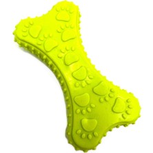Tasma Market 10CM Kemik Model Yumuşak Dokulu Köpek Oyuncağı Yeşil