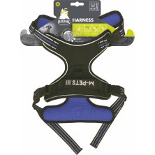 M-Pets Hıkıng Reflektörlü Soft Sırt Tasması Blue (Xl)