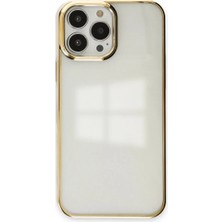 Apple iPhone 13 Pro Max Kılıf Element Silikon - Gold