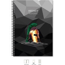 Le Color A4 Defter Kareli 200 Syf Kask Polygonal