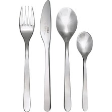 Ikea Foernuft Çatal Bıçak Takımı 24 Parça Paslanmaz Çelik, Silver, 22 x 14 x 4 cm