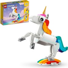 LEGO Creator Sihirli Tek Boynuzlu At 31140-7 Yaş ve Üzeri Çocuklar Için Tek Boynuzlu At, Denizatı ve