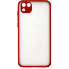 Huawei Y5P Kılıf Montreal Silikon Kapak - Kırmızı