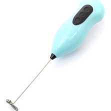 Popiço Kahve ve Süt Köpürtücü Pilli Karıştırıcı (Blue)