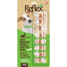 Reflex Ördek Etli Çift Düğümlü Çiğneme Kemiği 100 gr