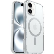 Otterbox Symmetry Serisi Şeffaf Magsafe Şeffaf Kılıf iPhone 16 Uyumlu Darbeye ve Düşmeye Karşı Koruy