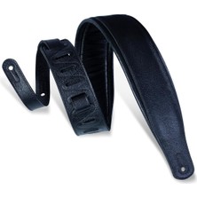 Levy's Leathers PM32-BLK Gitar Kayışı, Deri, Siyah