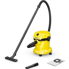 Karcher Wd 2 V-15/4/18 Islak - Kuru Elektrikli Süpürge, Üfleme Fonksiyonlu, 1000 W, 15 L