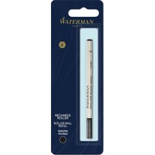 Waterman Tükenmez Kalem Refill, Tekli Blister, Fine (F) Uç, Siyah - 1964017