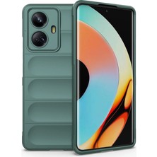 Trend Kapında Realme 10 Pro 5g Kılıf Optimum Silikon - Koyu Yeşil