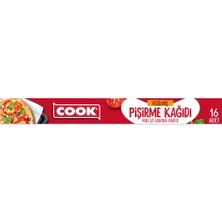 Cook Kesilmiş Pişirme Kağıdı, 37 x 42 Cm, 16 Yaprak