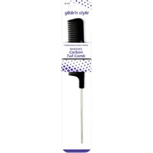 Glide'n Style Glide’n GS-265 Metal Uçlu Antistatik Karbon Krepe Tarağı