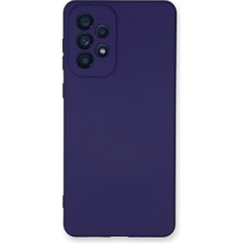 Trend Kapında Samsung Galaxy A53 5g Kılıf Nano Içi Kadife Silikon - Mor