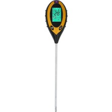 Fdit Toprak Test Kiti 4'ü 1 Arada Toprak Test Cihazı Dijital Nem Işığı ve Metre, Kapalı/dış Mekan Bi