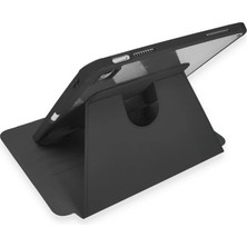 Apple iPad 10.2 (7.nesil) Kılıf Starling 360 Kalemlikli Tablet Kılıf - Siyah
