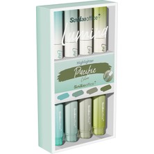 Scrikss Office Scrikss Lumina Fosforlu Kalem Pasific, 4'lü Set, Pasific