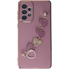 Trend Kapında Samsung Galaxy A33 5g Kılıf Esila Silikon - Mor