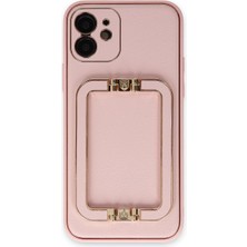 Trend Kapında Apple Iphone 12 Kılıf Coco Elit Kapak - Pembe