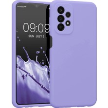 Trend Kapında Samsung Galaxy A23 4g Kılıf First Silikon - Lila