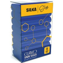 Silka Curved Sınav Silgisi 8'li Sg.53