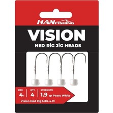 Han Fishing Hanfish Vision Ned Rig Peary White Jighead