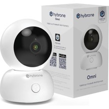 Hybrone Omni Wi-Fi Akıllı Kamera, 360 Derece Görüntüleme, Akıllı Hareket Takibi, Ses Algılama, Çift