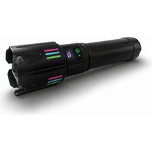 Trend Kapında Bedotech BD-5501 50W Tg LED Alüminyum Alaşımlı Zoomlu Dijital Göstergeli Type-C Şarjlı El Feneri
