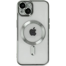 Apple iPhone 14 Kılıf Kross Magneticsafe Kapak - Gümüş