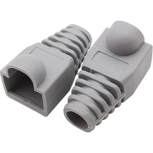 PrimeX Plus Primex PX-CAT6100 RJ45 Koruma Kılıfı 100 Adet, Cat5 Cat6 Ethernet Konnektör Boot Cover, Lan Ağ Kablo