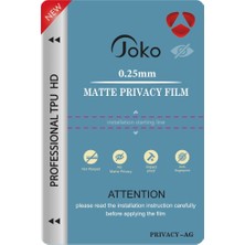 Svoria Store Mey Ithalat®  Tpu 0.25MM Hd Makine Mat Hayalet Ekran Koruyucu