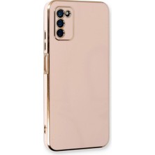 Trend Kapında Samsung Galaxy A03S Kılıf Volet Silikon - Pembe