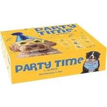 M-Pets Party Tıme Erkek Köpekler Için Doğum Günü Seti